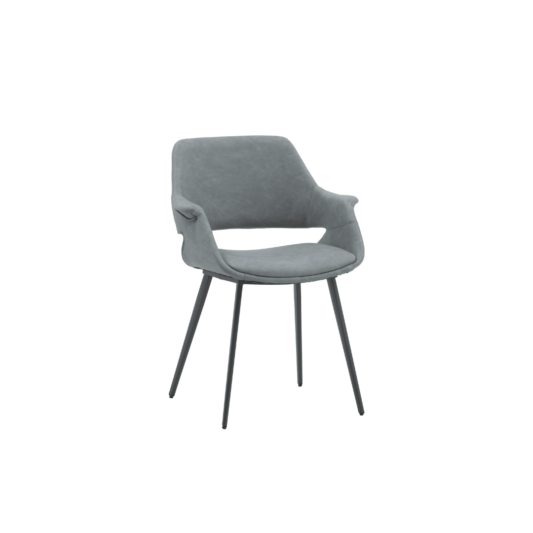 SCAUN TIP FOTOLIU MARINA -IMITATIE DE PIELE - GRI