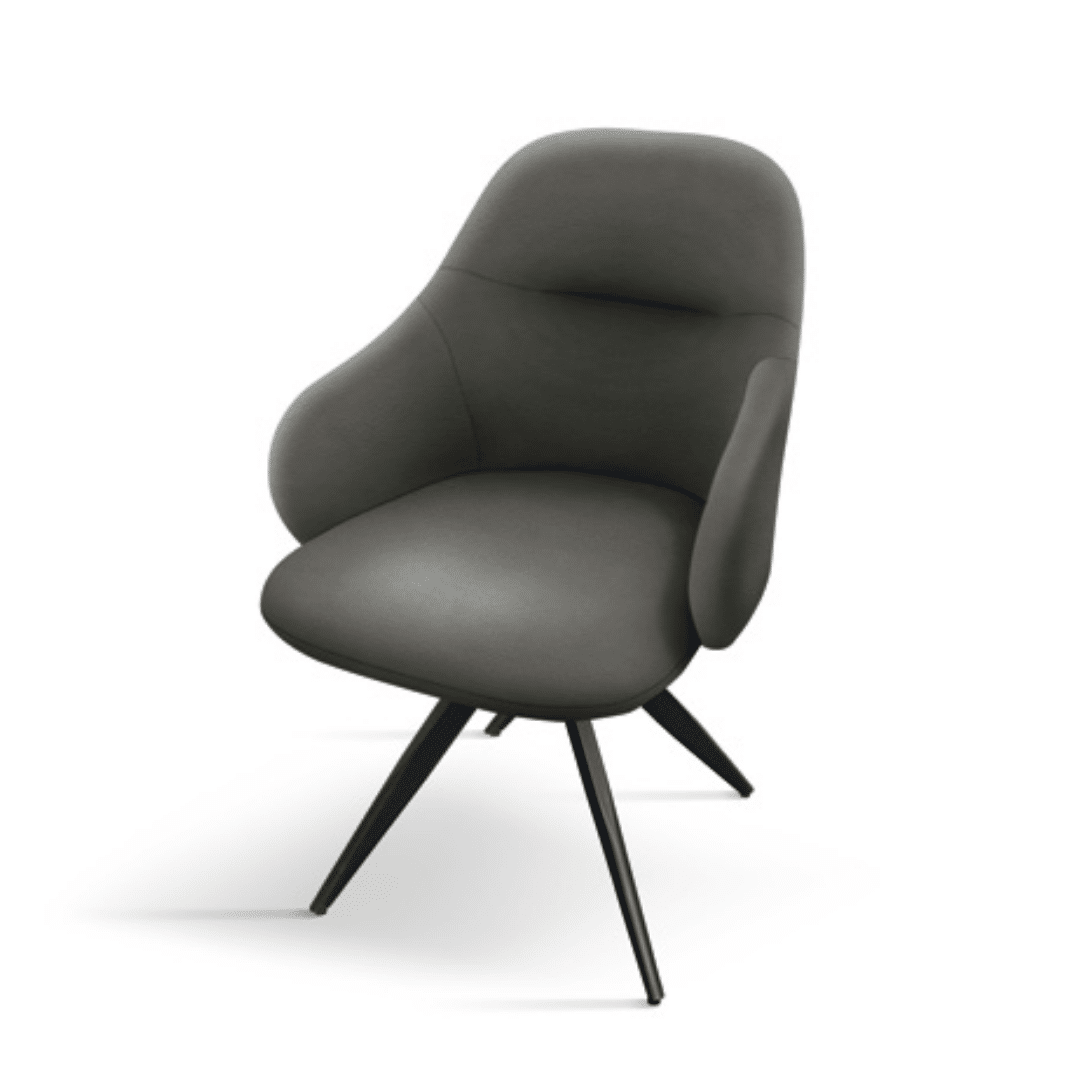 SCAUN TIP FOTOLIU ROTATIV SIMPLY -IMITATIE - GRI