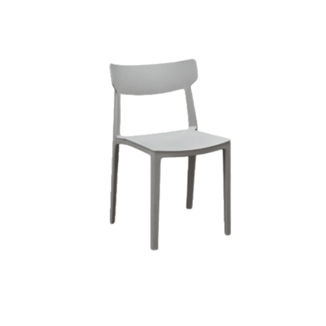 Set 4 scaune METRO -POLIPROPILENA-HORECA - GRI