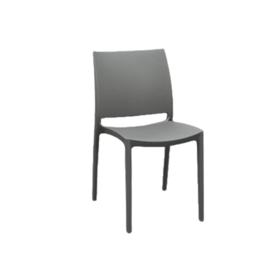Set 4 scaune POLI -HORECA-POLIPROPILENA - GRI