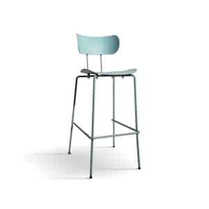Set 4 scaune metalice BAR MARSIGLIA -HORECA- h 108 cm