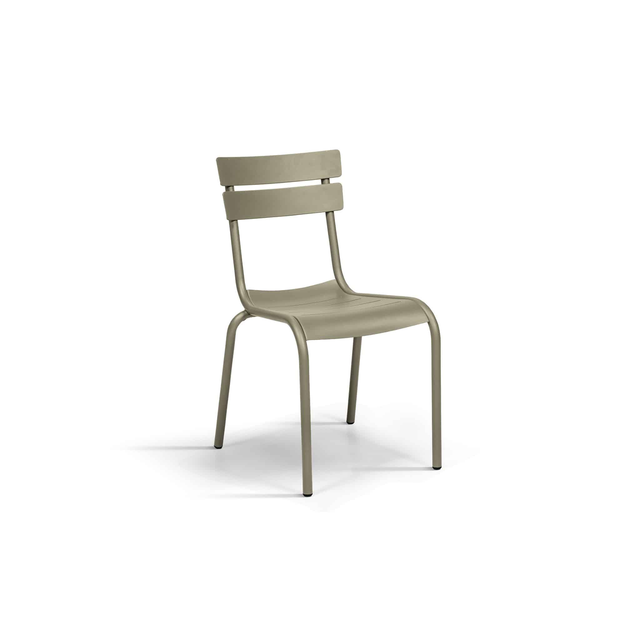 Set 4 scaune ALUMINIU -HORECA- h 83 cm - BEJ