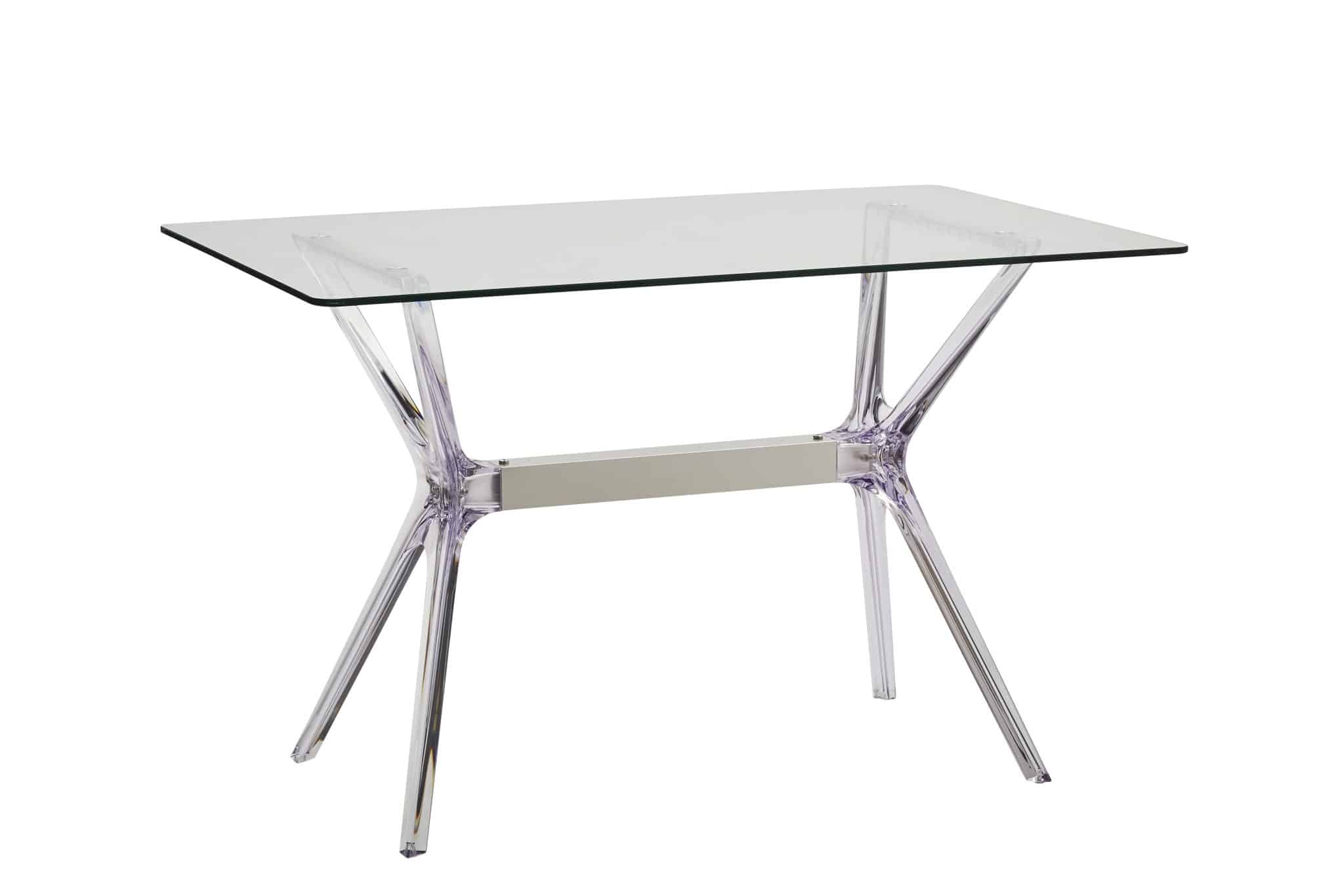 MASA POLIPROPILENA MALIBU - 120 cm / 80 cm - TRANSPARENT