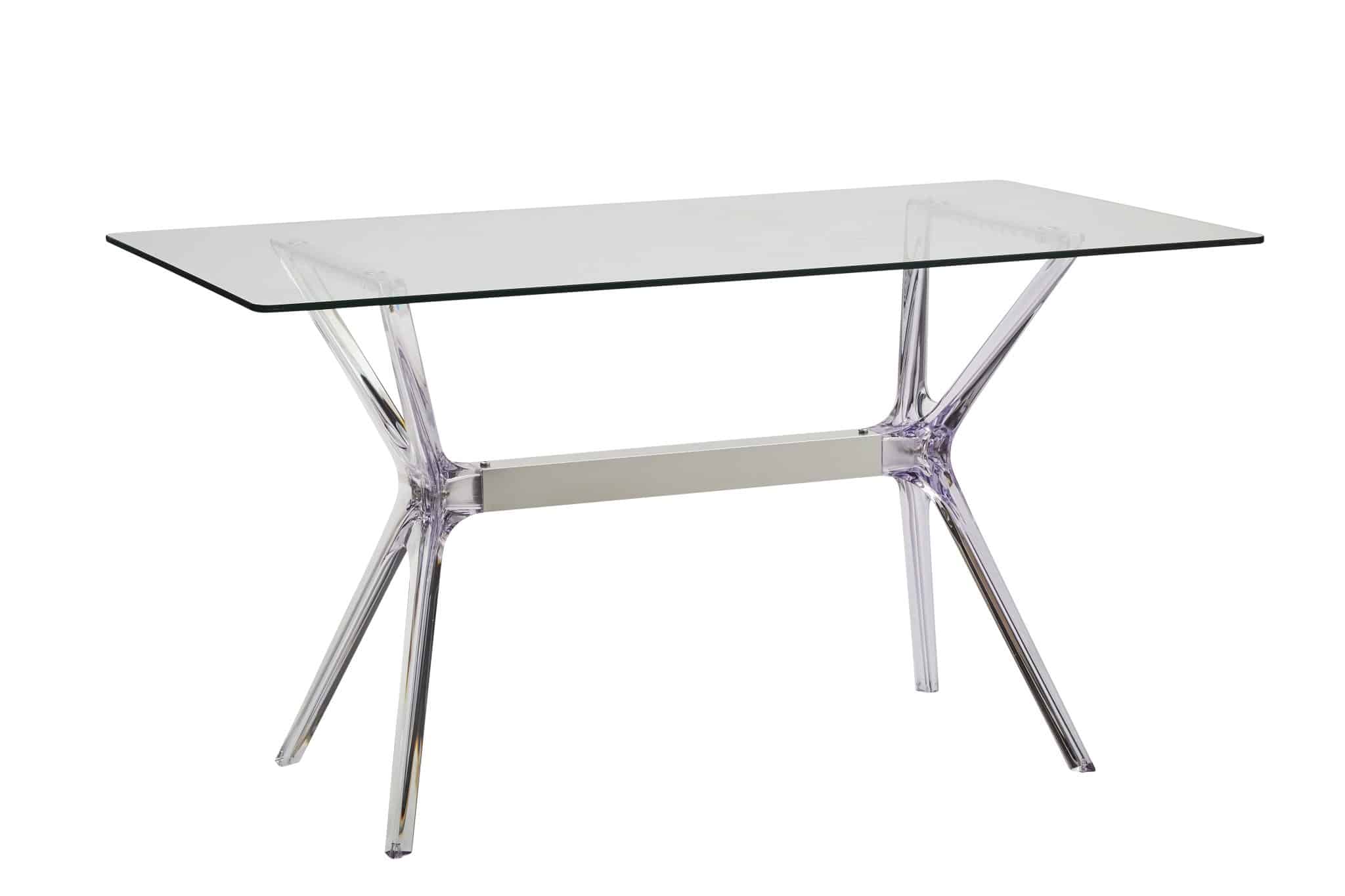MASA POLIPROPILENA MALIBU - 140 cm / 80 cm - TRANSPARENT