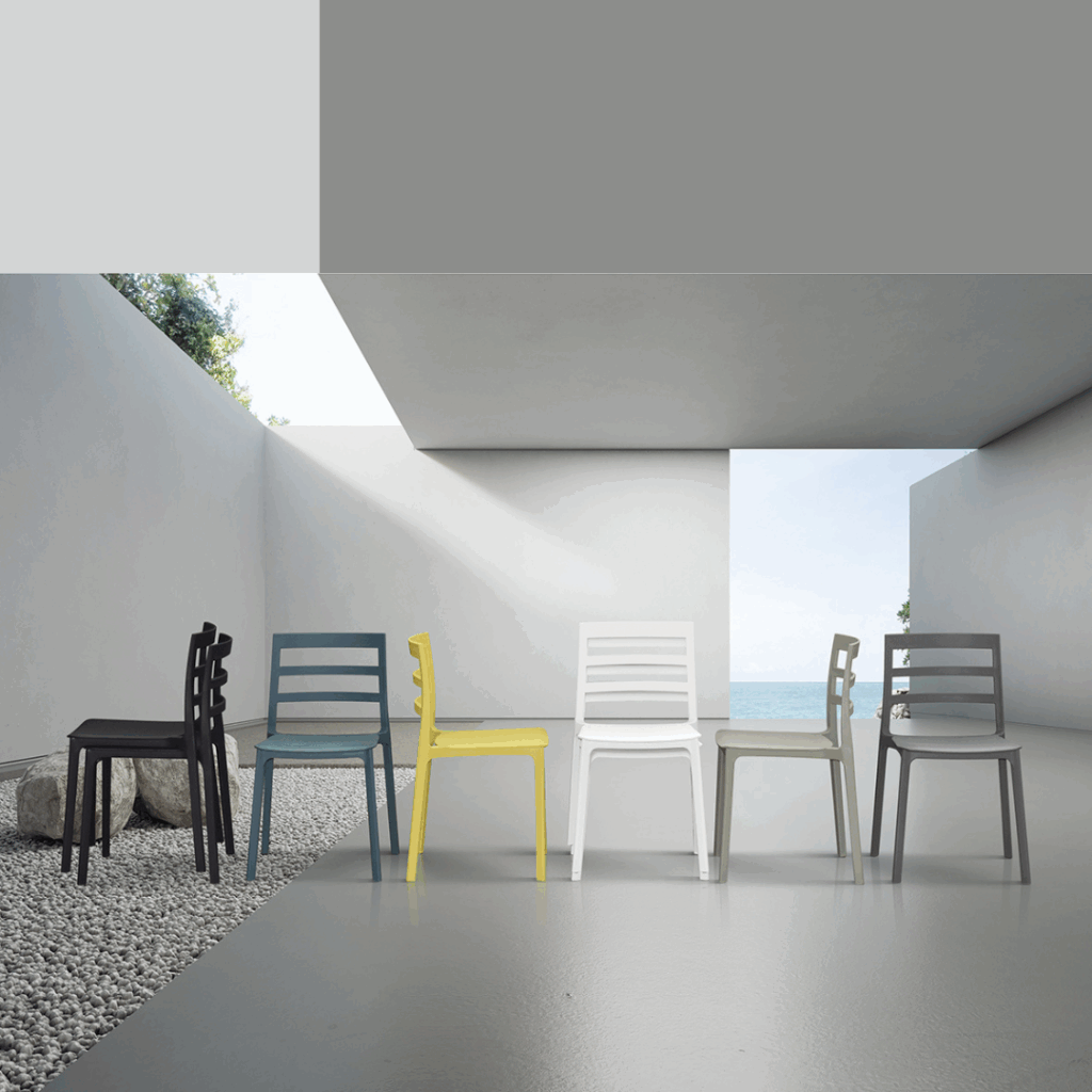 scaun rigato polipropilena horeca