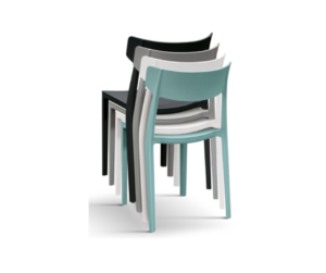 set 4 scaune metro polipropilena horeca