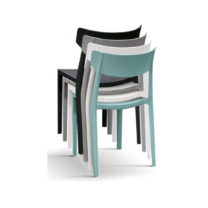 set 4 scaune metro polipropilena horeca