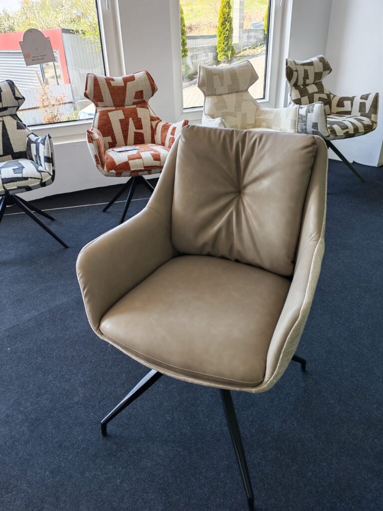 scaun tip fotoliu rotativ armony imitatie piele