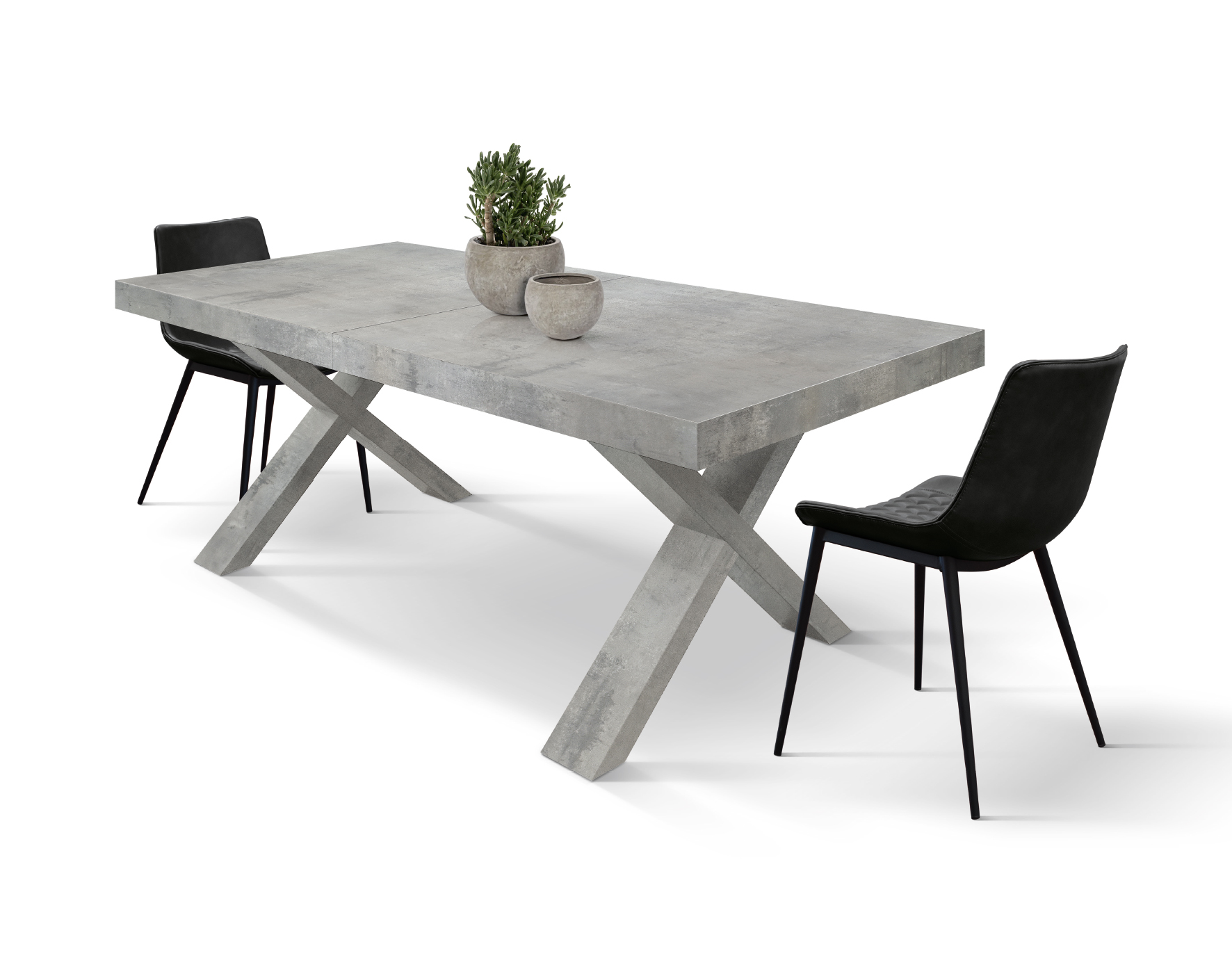 Masa Linda extensibila - GRI INTEGRAL - 160 cm / 90 cm / h 77