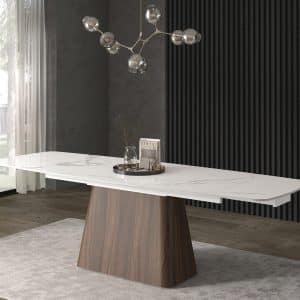 Masa extensibila ceramica Trevi, 160cm/90cm