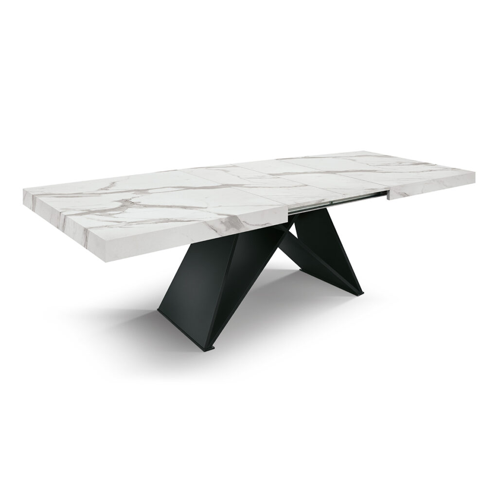 masa carole extensibila, picior mdf