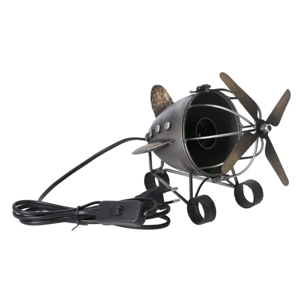 lampa de masa avion h 23 cm