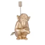 lampa ceramica maimuta auriu h 35 cm