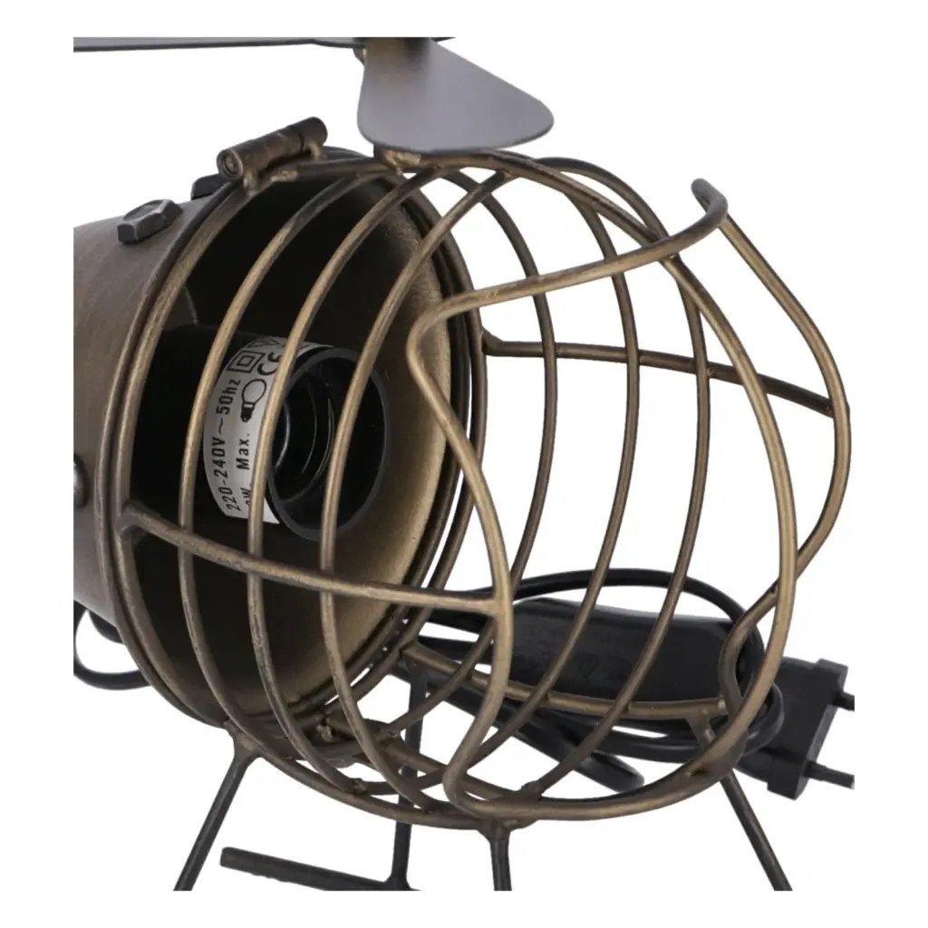lampa de masa stil industrial elicopter l 40 cm