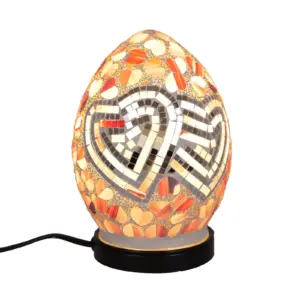 lampa de masa mozaic cuore h 21,5 cm