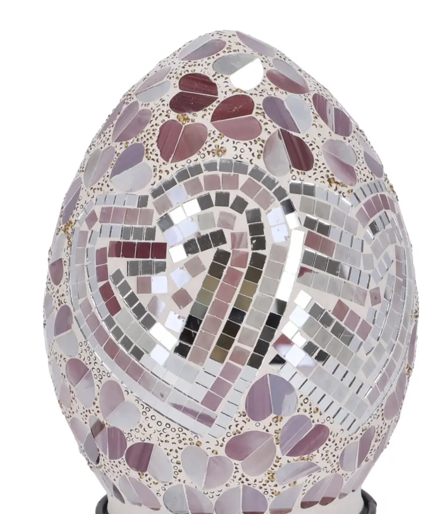 lampa de masa mozaic cuore h 21,5 cm