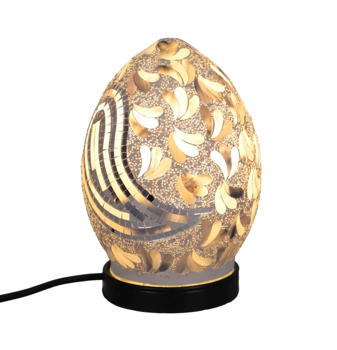 lampa de masa mozaic onde h 21,5 cm