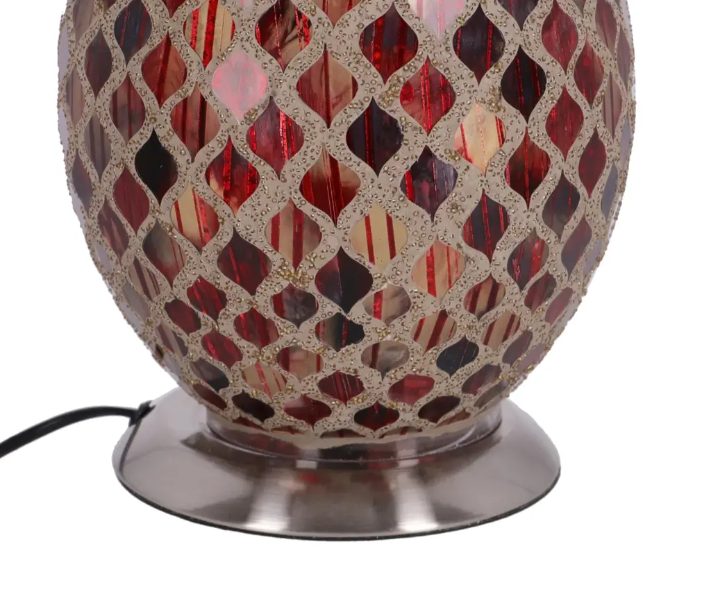 lampa de masa mozaic oriental h 31,5 cm
