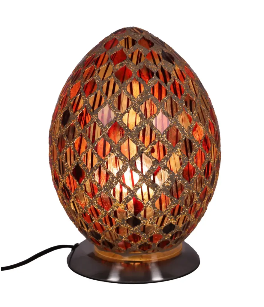 lampa de masa mozaic oriental h 31,5 cm