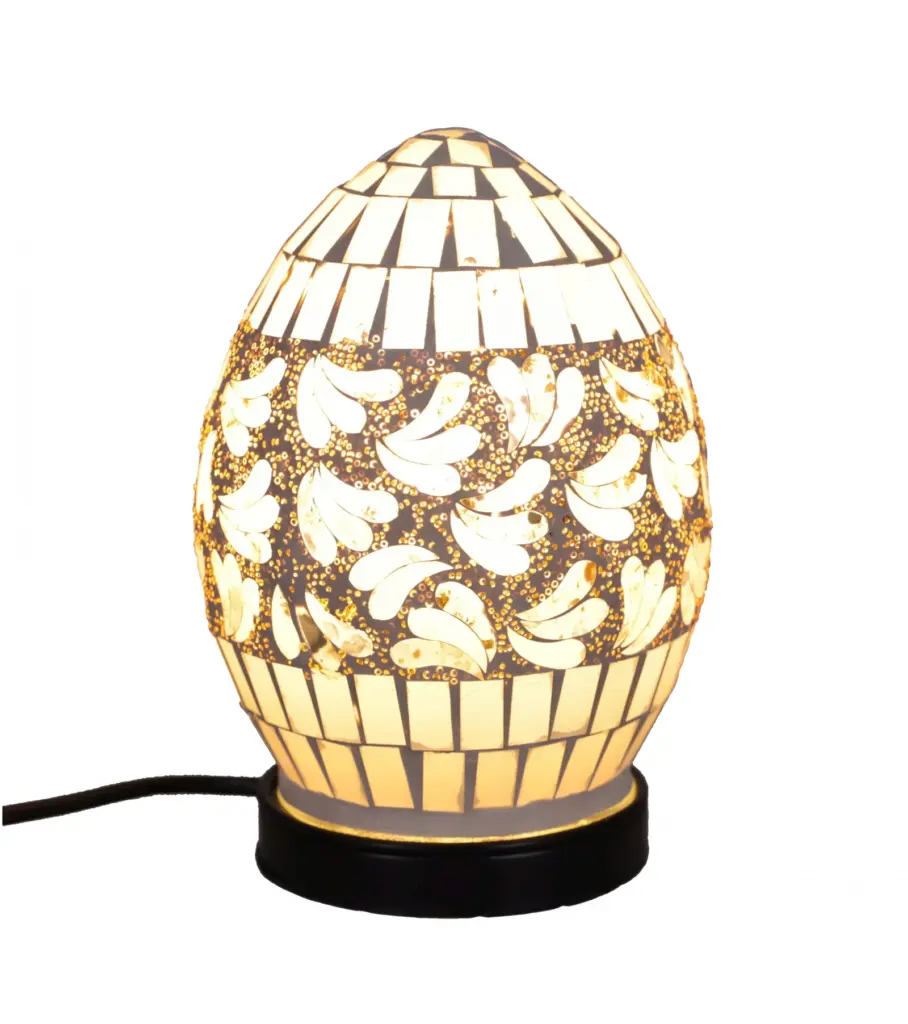 lampa de masa mozaic petal h 21,5 cm
