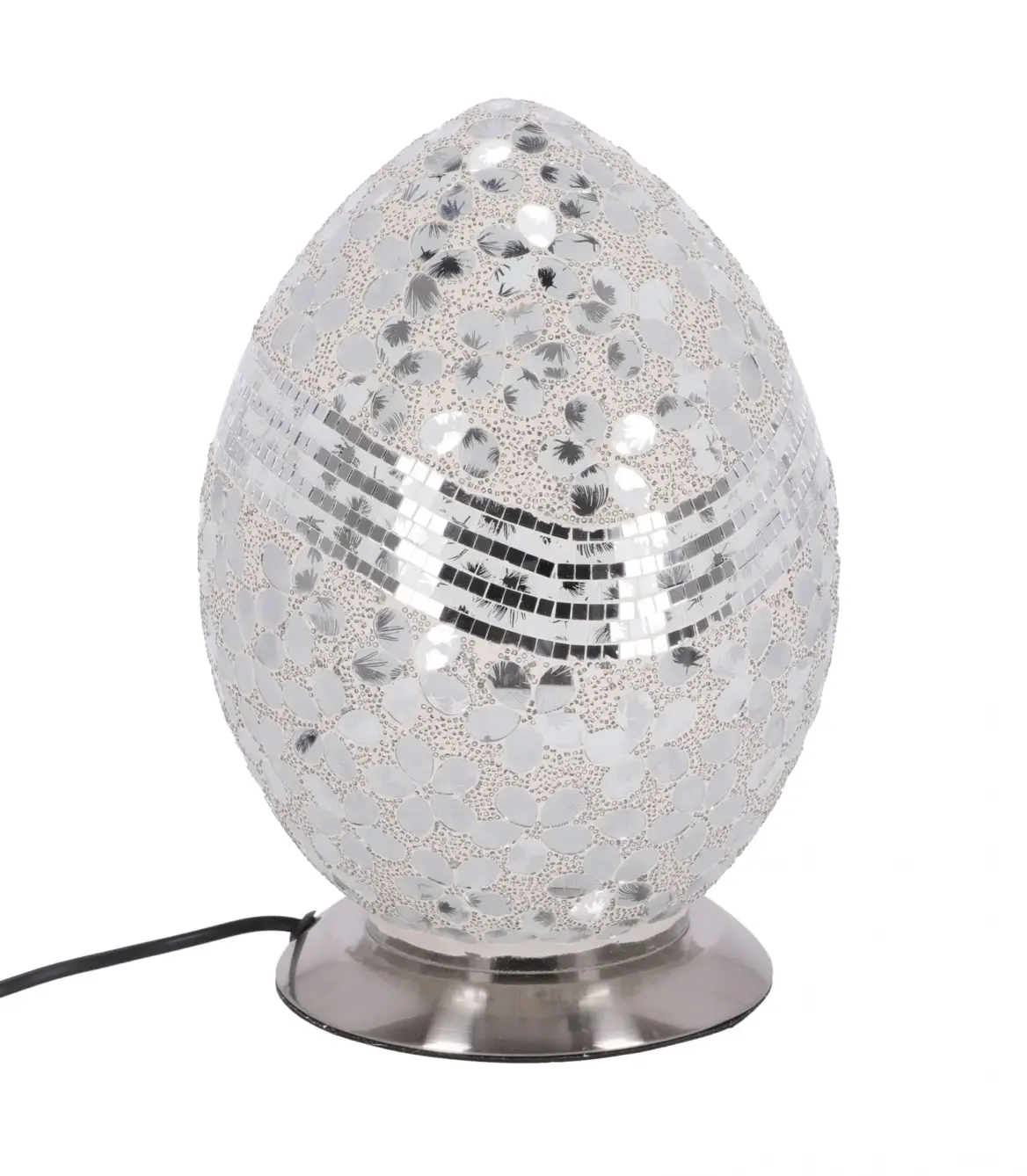 lampa de masa mozaic silver h 31,5 cm