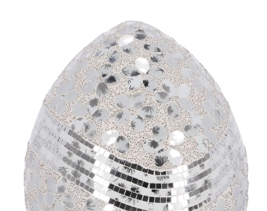 lampa de masa mozaic silver h 31,5 cm