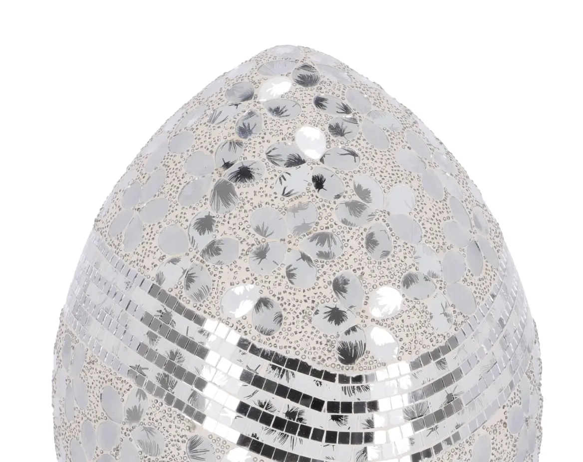 lampa de masa mozaic silver h 31,5 cm