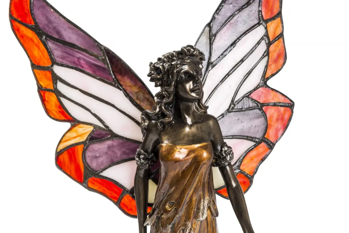 lampa de masa tiffany fairy 45 cm