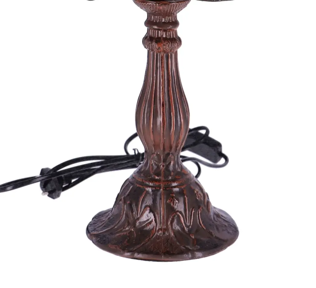 lampa de masa tiffany libelula h 45 cm ,abajur 30 cm