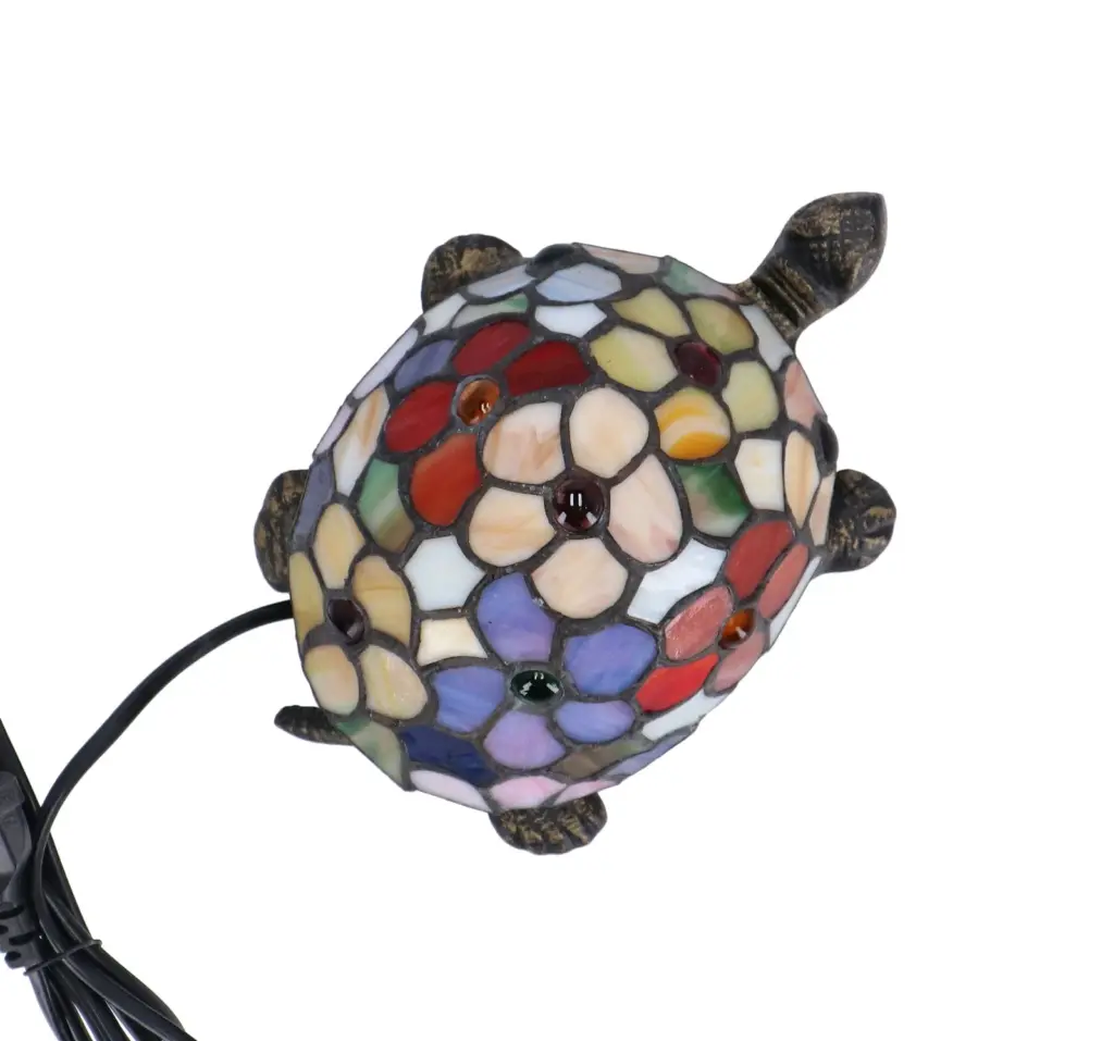 lampa de masa tiffany turtle 20 cm