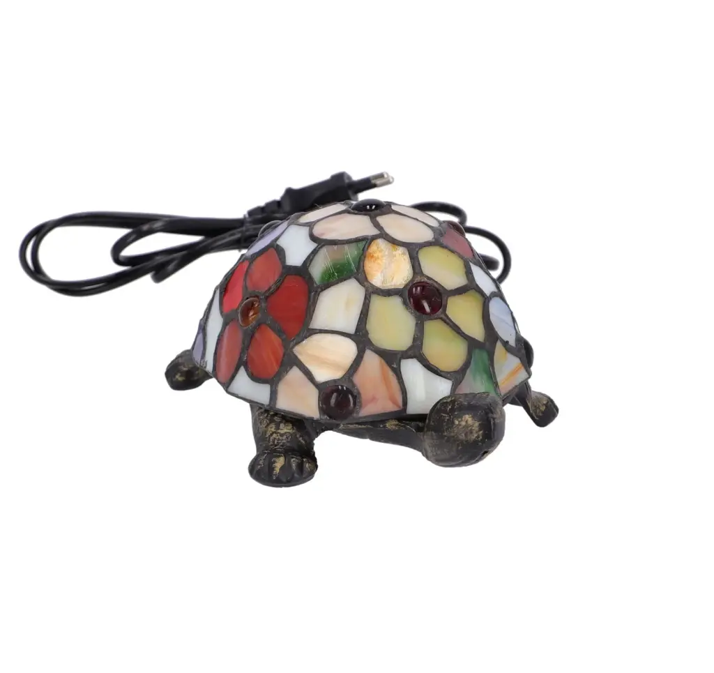 lampa de masa tiffany turtle 20 cm