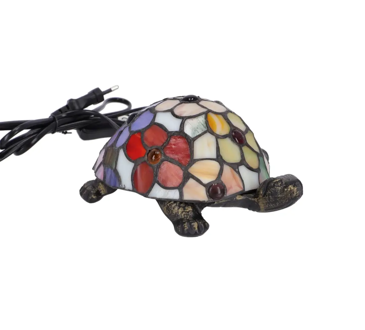 lampa de masa tiffany turtle 20 cm