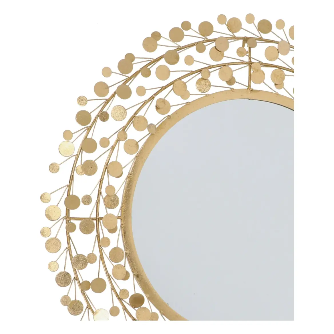 oglinda leaf metalica ⌀ 78 cm