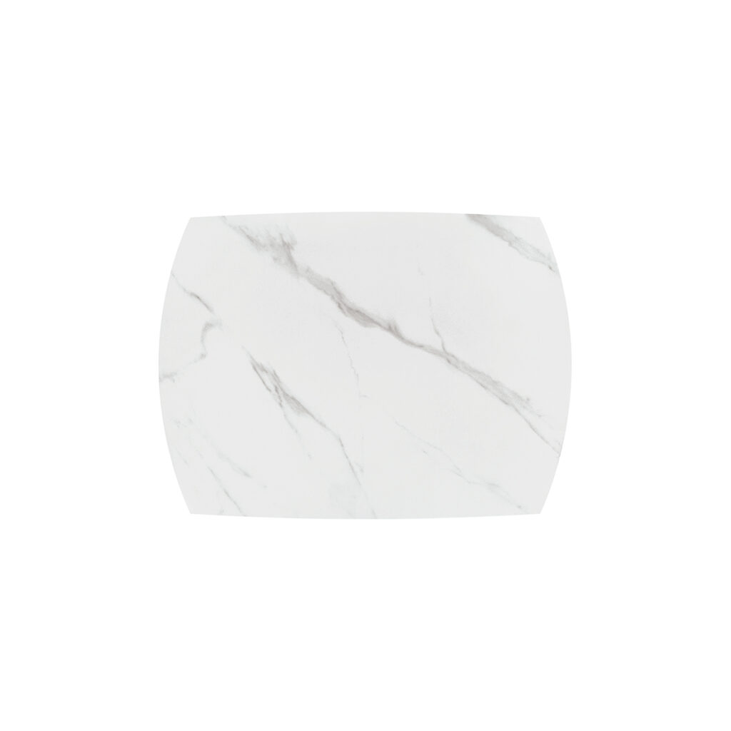 masa ceramica extensibila rotativa white120 x 88 x h 76 cm
