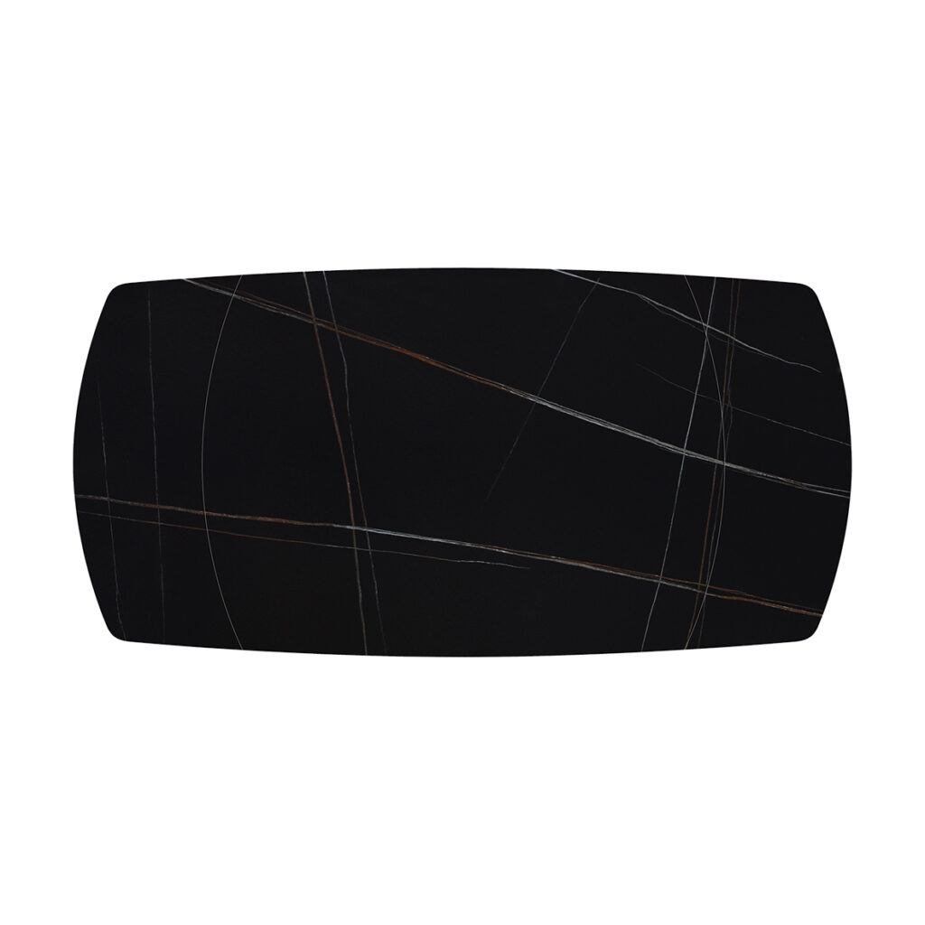 masa ceramica extensibila rotativa noir 120 x 88 x h 76 cm