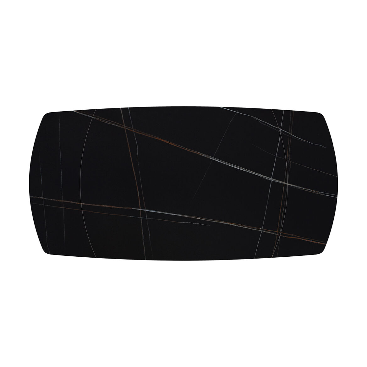 masa ceramica extensibila rotativa noir 120 x 88 x h 76 cm