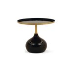 masuta cafea noir eclipse metalica Ø 60 cm/ h 55 cm