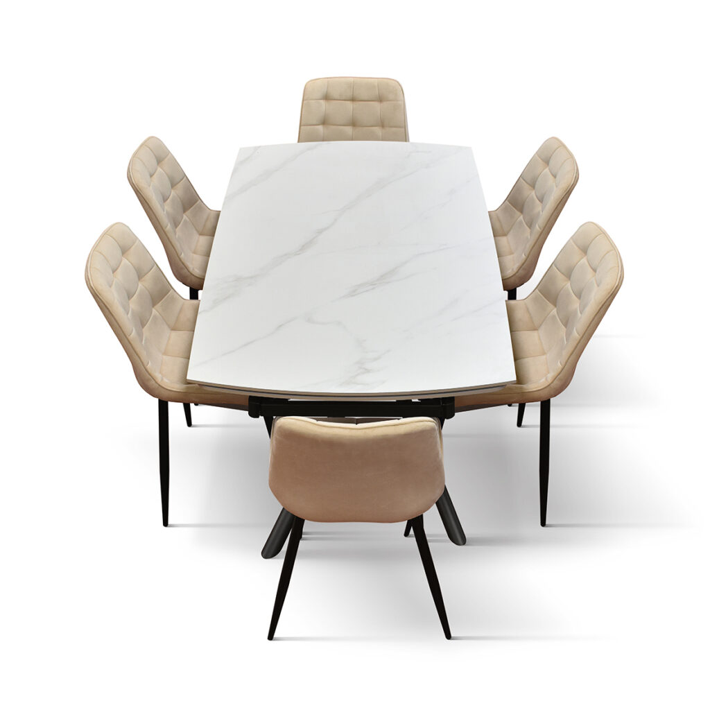 masa ceramica extensibila sahara statuario 160 cm /90 cm /75 cm