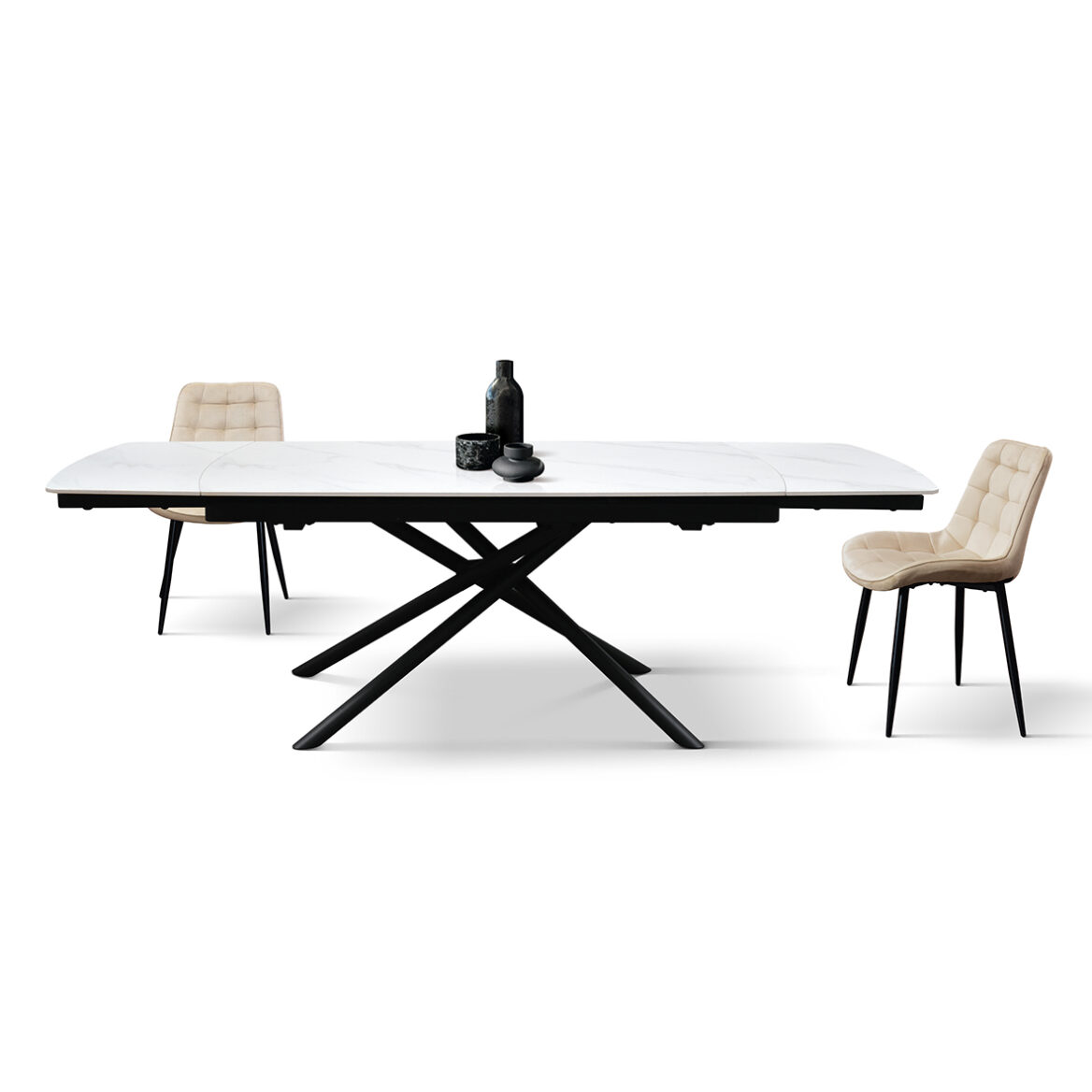 masa ceramica extensibila sahara statuario 160 cm /90 cm /75 cm