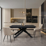 masa ceramica extensibila calacatta 160 cm/ 90 cm/ h76 cm