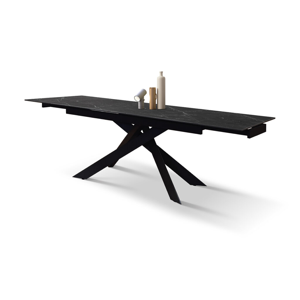 masa ceramica extensibila calacatta 160 cm/ 90 cm/ h76 cm