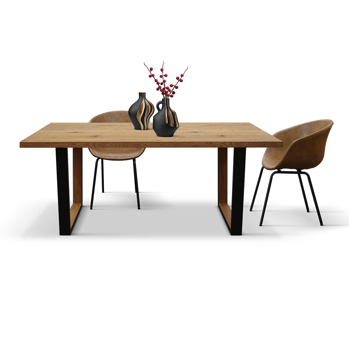 masa fixa gabriele 180 cm/90cm, blat 4 cm