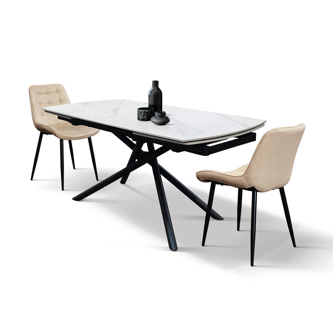 masa ceramica extensibila sahara statuario 160 cm /90 cm /75 cm