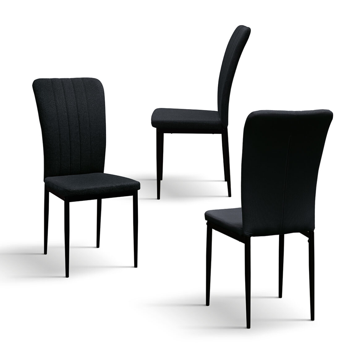 set 6 scaune alto, tesatura ,structura metalica