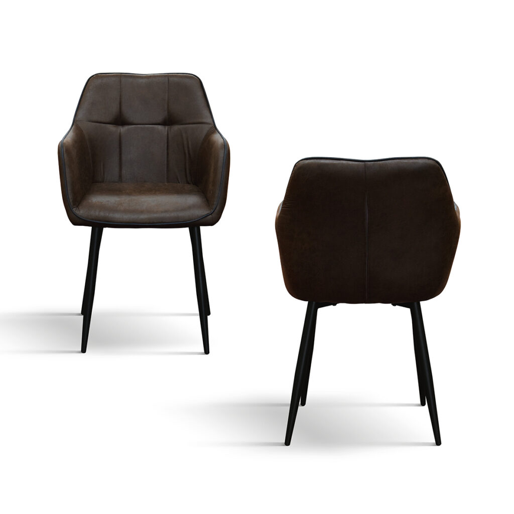 set 4 scaune industry, piele ecolo