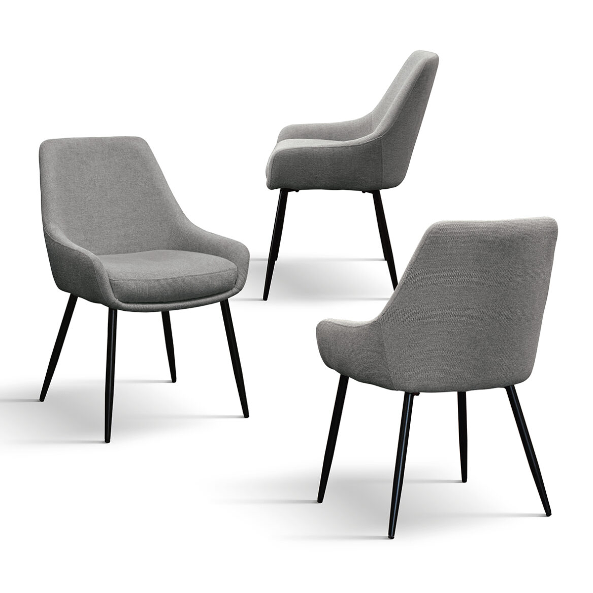 scaun tip fotoliu marisa, tesatura si structura metalica