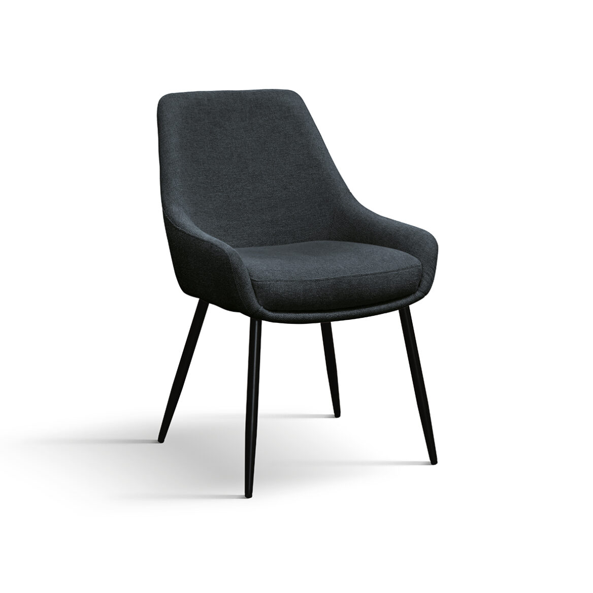 scaun tip fotoliu marisa, tesatura si structura metalica