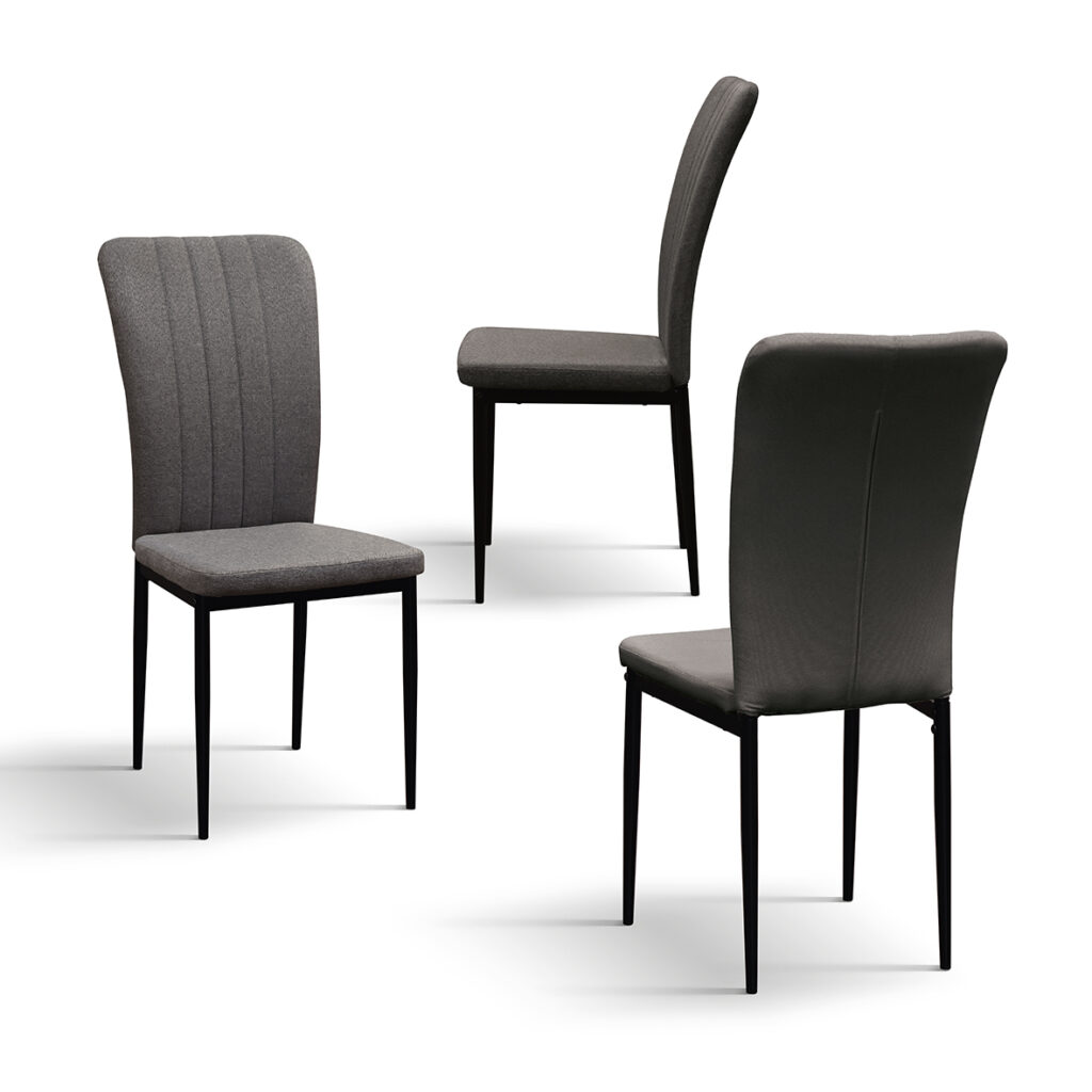 set 6 scaune alto, tesatura ,structura metalica