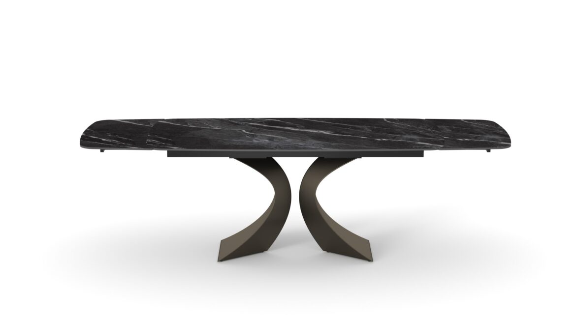 masa ceramica extensibila clepsydra 180 cm /90 cm / h 77 cm