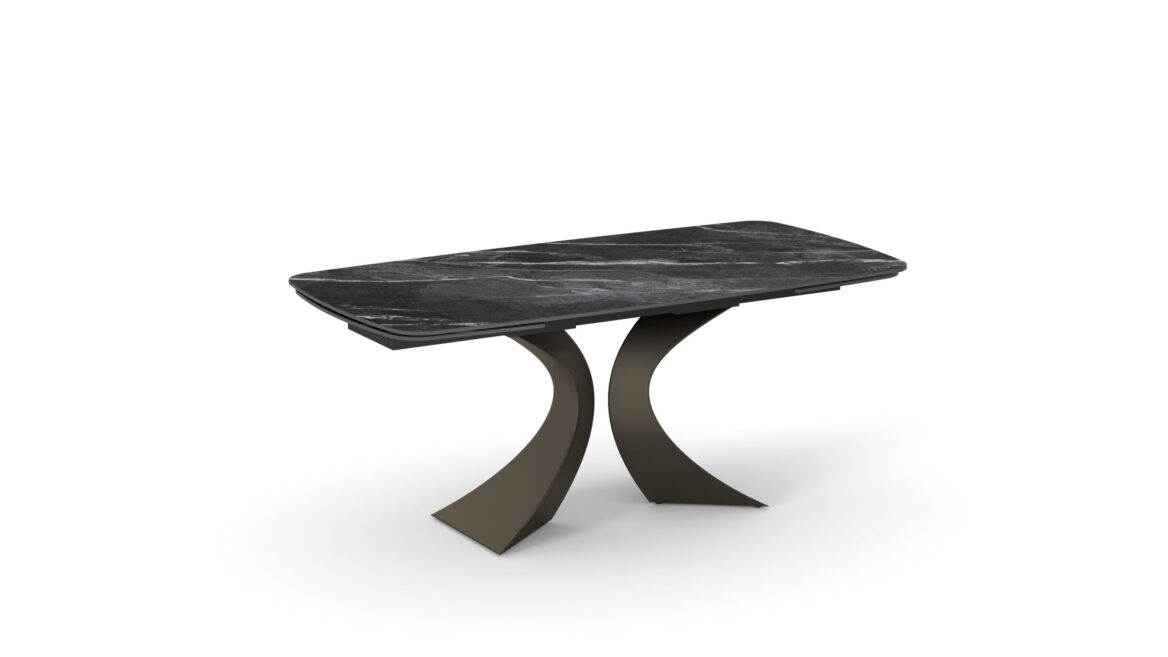 masa ceramica extensibila clepsydra 180 cm /90 cm / h 77 cm